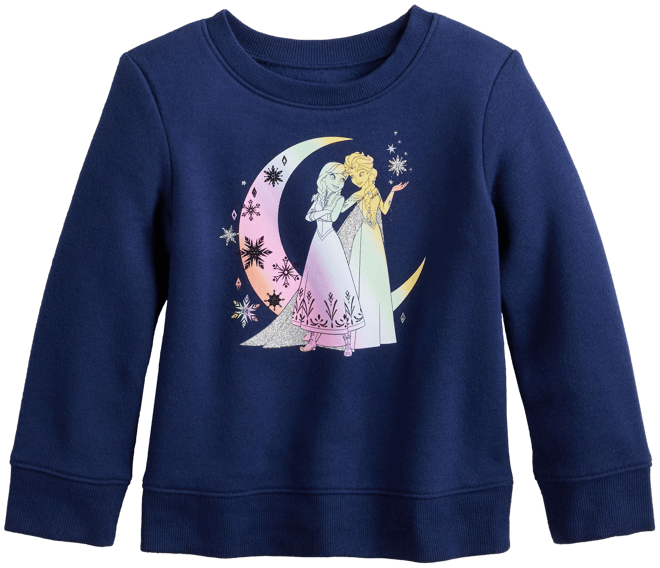 Disney's Frozen Anna & Elsa Baby & Toddler Girl Fleece Pullover Sweater by  Jumping Beans®