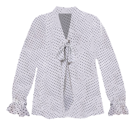 Women's LC Lauren Conrad Tie-Front Volume Sleeve Blouse