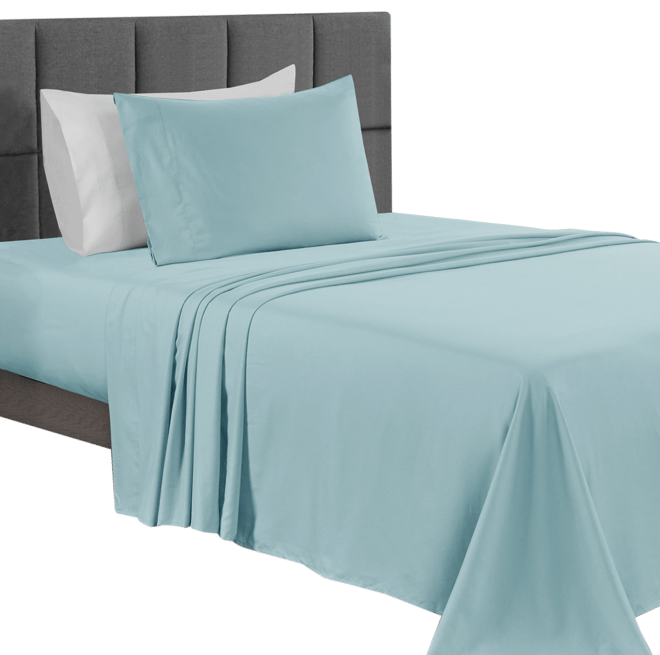 Sunham Microfiber Easy Care Solid 3-Pc. Sheet Set, Twin