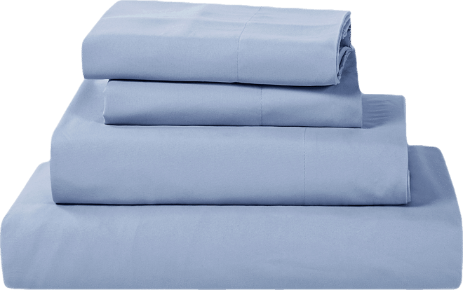 Sunham Microfiber Easy Care Solid 4-Pc. Sheet Set, Queen