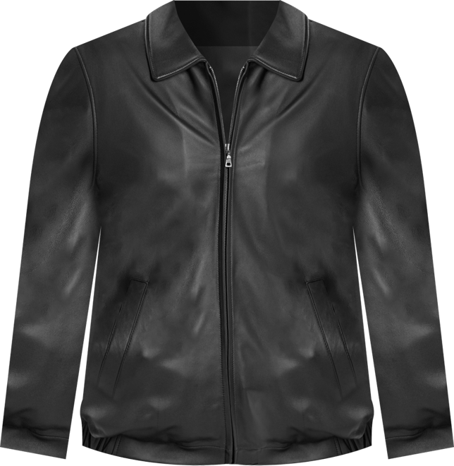 Men's Men Derrick Leather Bomber Jacket