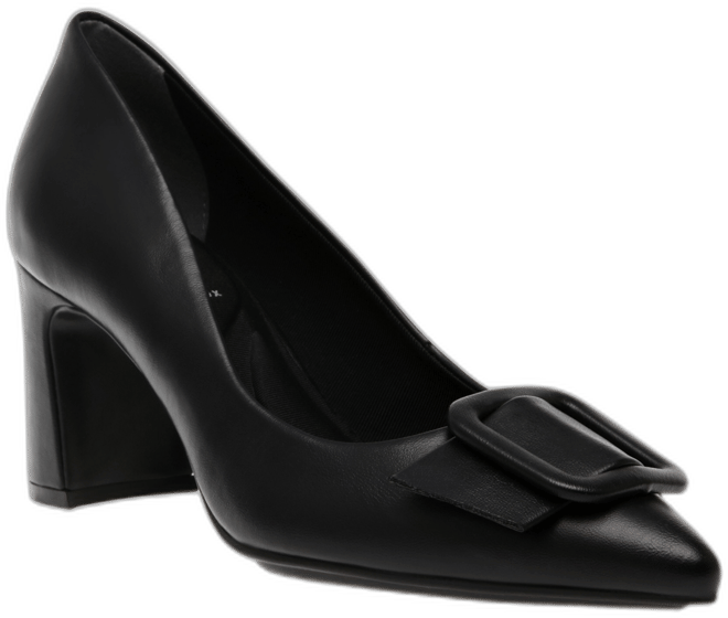 Women's Bentley Buckle Block Heel Pumps