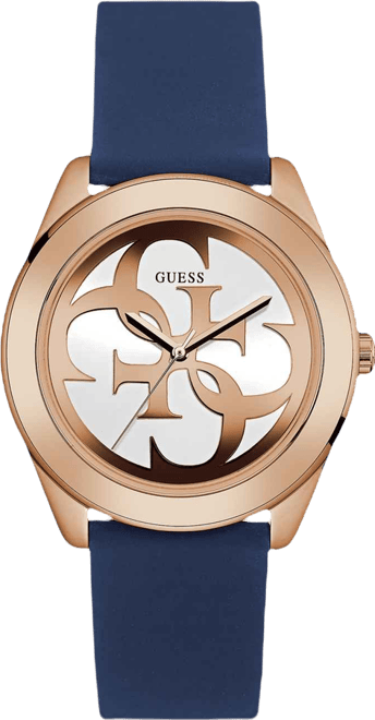 Women's Analog Blue Silicone Watch 40mm