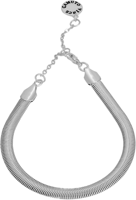 Silver-Tone Snake Chain Bracelet, 7.5" + 2" Extender