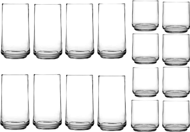 16 Piece Finland Drinkware Set