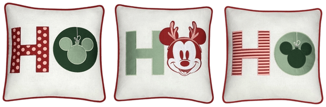 SNS Disney's Mickey Mouse HO HO HO 3-pack Pillow Set