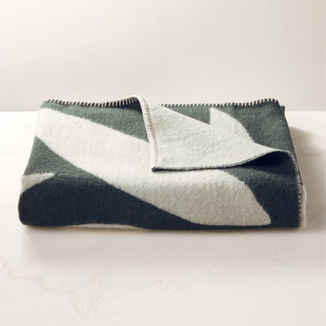 Teal patterned best sale throw blanket