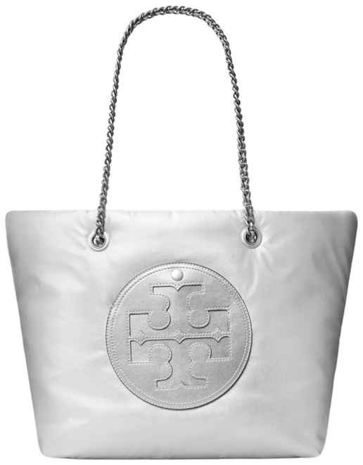 Tory burch store silver tote