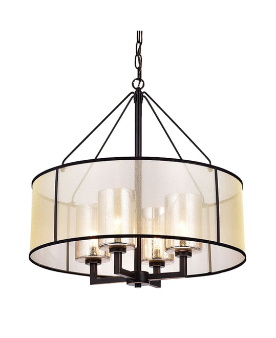 Sarina 25" 4-Light Indoor Pendant Lamp with Light Kit