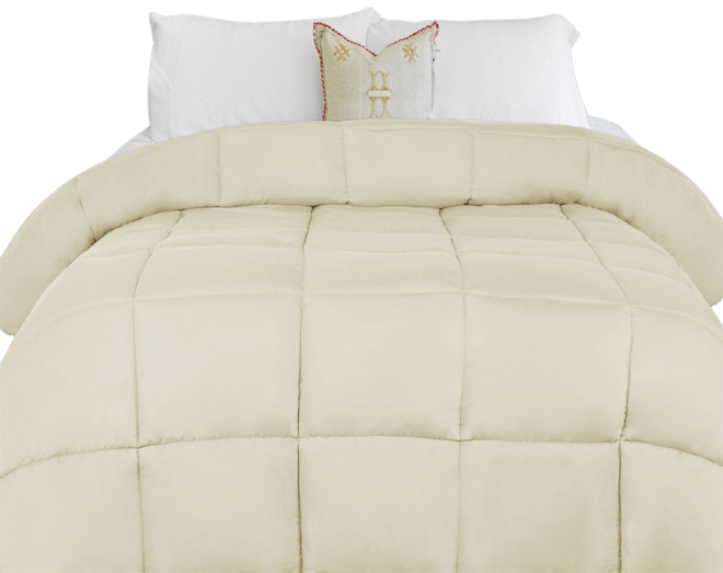 Utopia Bedding Down Alternative Comforter (King, White) - All Season C -  Gallis Hill House