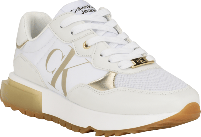 スニーカー   Magalee Casual Logo Lace-Up Sneakers Calvin Klein Calvin Klein Women's Magalee Casual Logo Lace