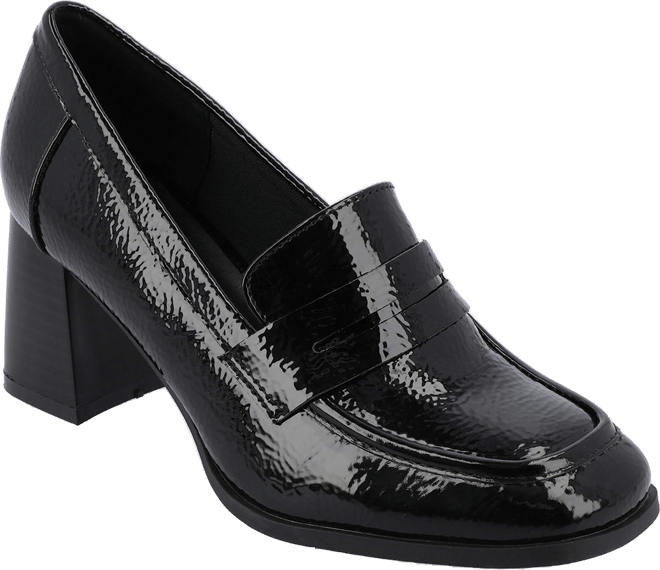 Journee Collection Malleah Womens Square Closed Toe Stacked Heel