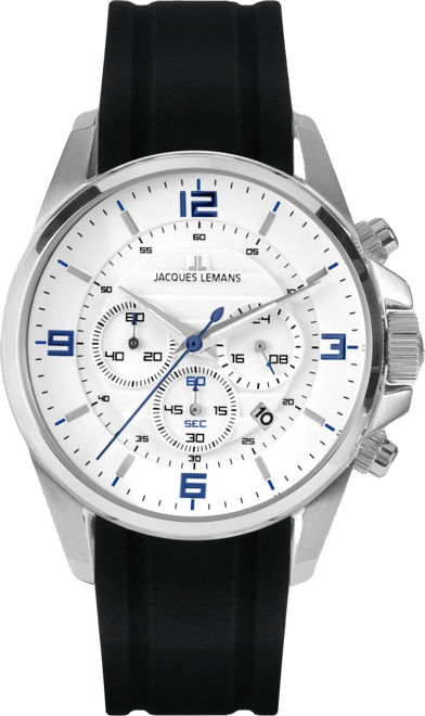 Jacques Lemans Men s Liverpool Watch with Silicone Solid