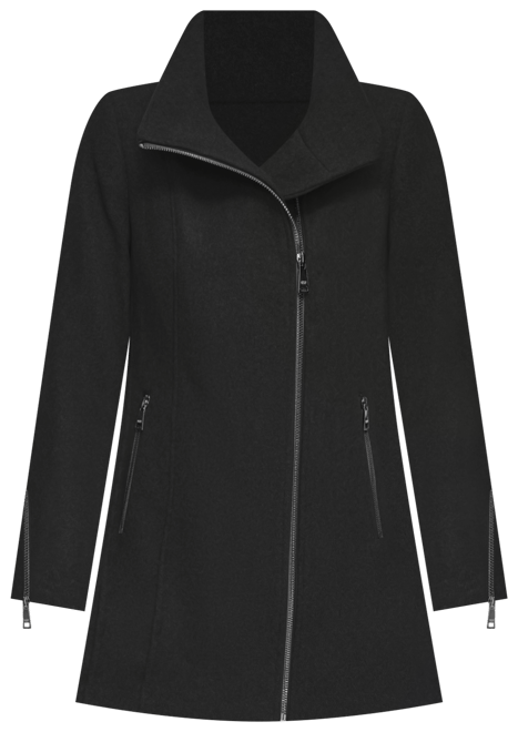 Women's Asymmetrical Zip Coat