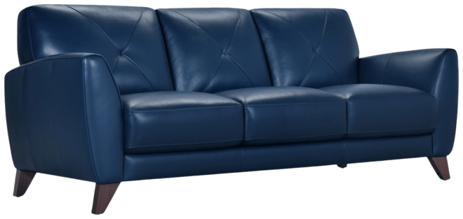 Myia 62 deals leather loveseat