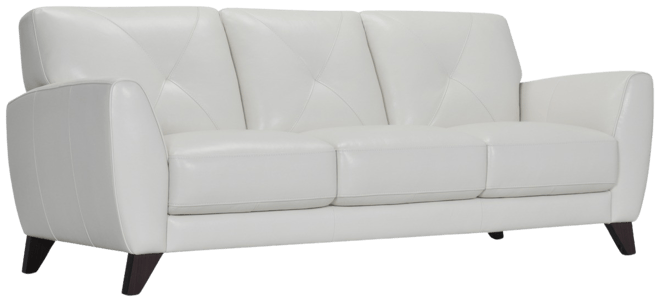 Myia 85" Leather Sofa, Created for Macy's