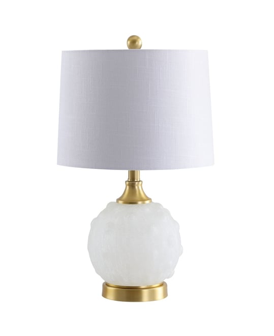 Ilsa 22" Dotted Glass,Metal Led Table Lamp
