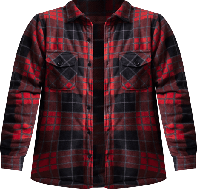 Men's Jax Long Sleeve Plaid Shirt Jacket