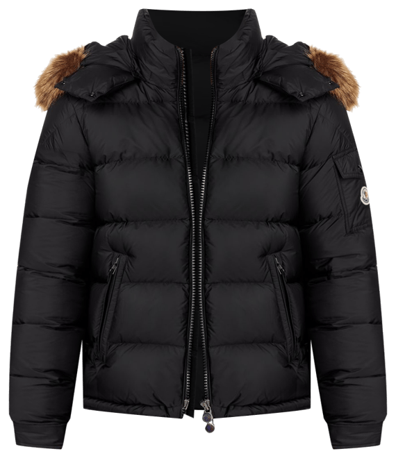 MONCLER Mayaf Faux Fur-Trimmed Quilted Shell Hooded Down Jacket for Men