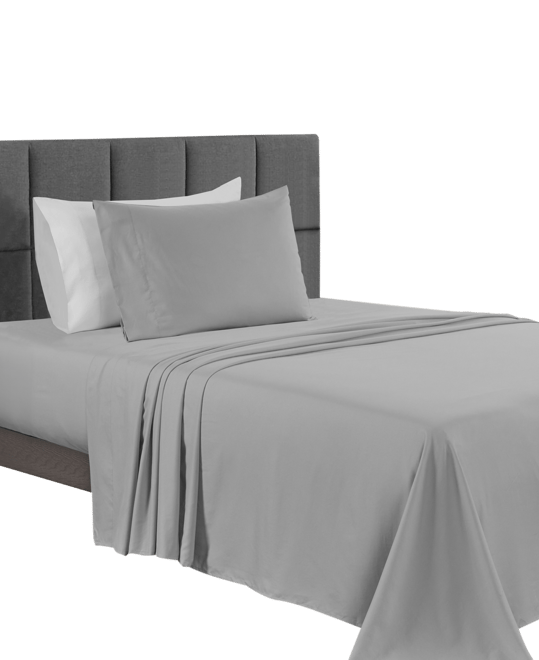 Sunham Microfiber Easy Care Solid 3-Pc. Sheet Set, Twin