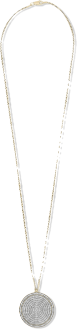 Men's Diamond Circle 22" Pendant Necklace (1/2 ct. t.w.) in Sterling Silver (Also in Black Diamond)