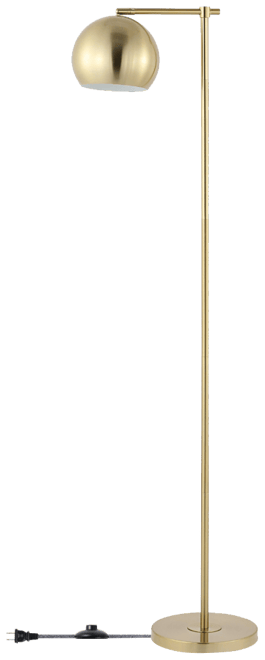 Eva 58.5" Modern Contemporary Iron Led Floor Lamp