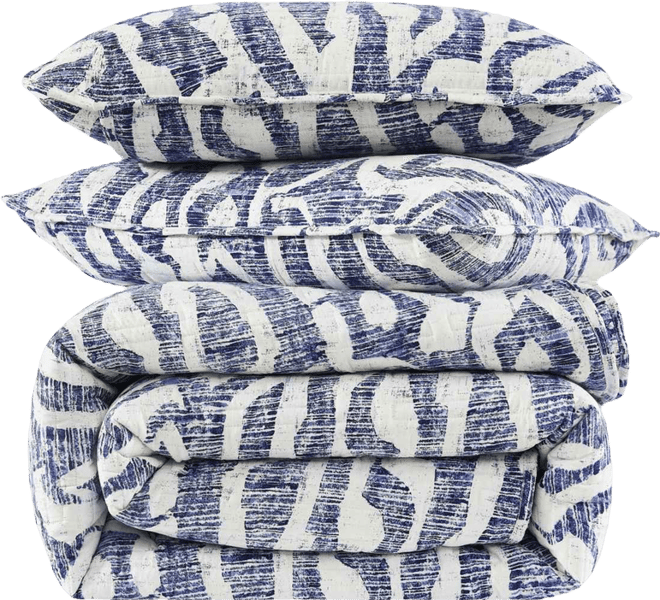 Khari Oversized 3 Piece Quilt Set, Full/Queen