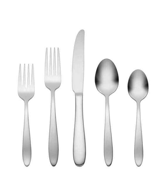 Mooncrest Satin 20 Piece Everyday Flatware Set