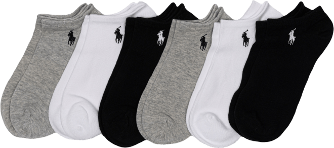 Women's 6-Pk. Flat Knit Low-Cut Socks