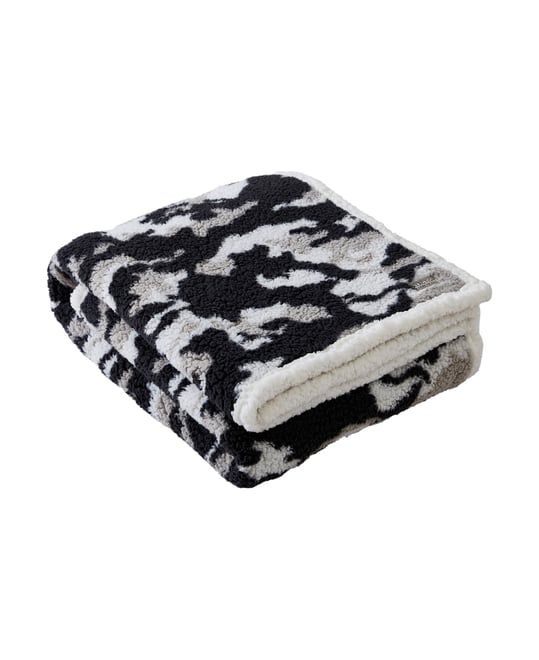 Closeout!  Blend Out Sherpa Throw, 60" x 50"