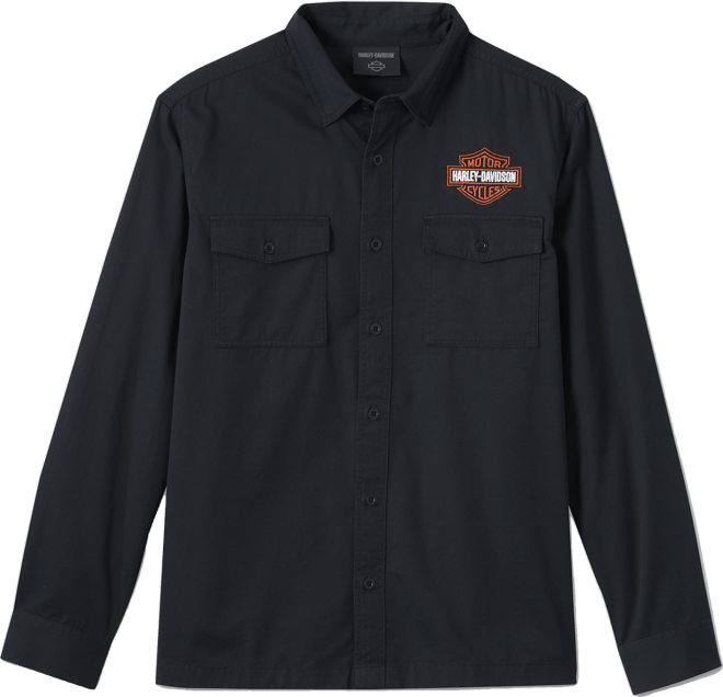 Men's Bar & Shield Long Sleeve Shirt