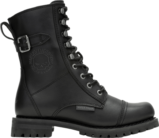 Women's Leather Waterproof Balsa Skull Riding Boot