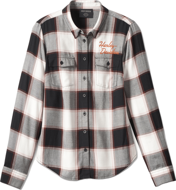 Women's Classic Logo Plaid Shirt