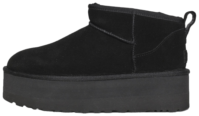 Shop UGG Classic Ultra Mini Platform 1135092BLK black | SNIPES USA