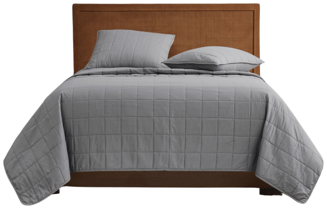 Solid 3 Piece Quilt Set, King