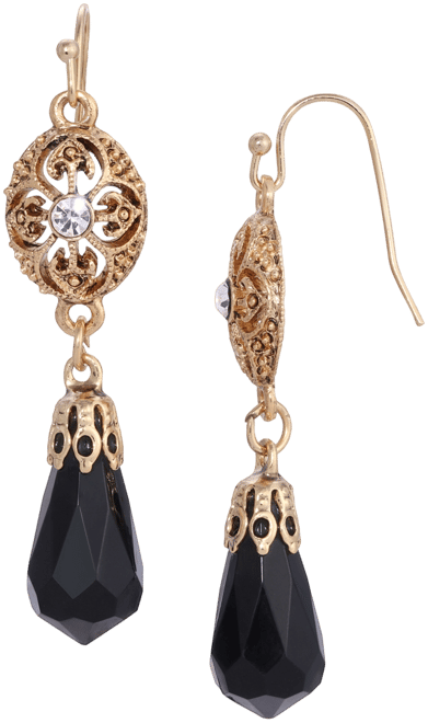 Crystal Acrylic Icicle Drop Earrings