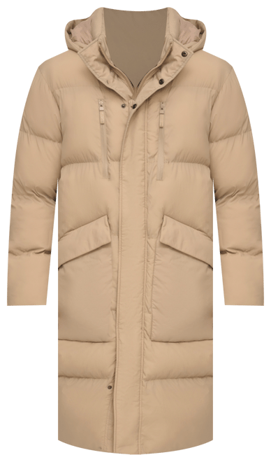 Men's Quilted Hooded Duffle Parka