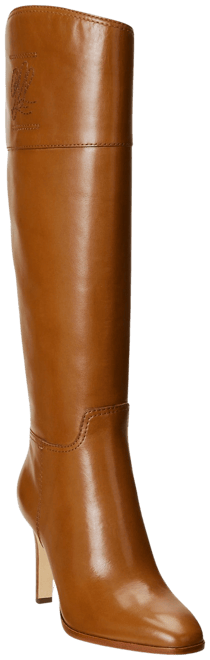 Lauren Ralph Lauren Debossed Leather Medium Kaden Satchel - Macy's