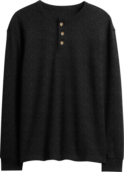 Men's  Originals Tri-Blend Long Sleeve Henley T-shirt