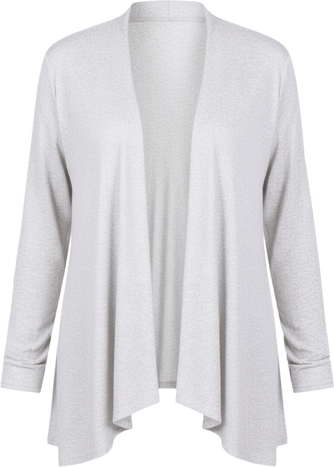 Petite Long Sleeve Swing Cardigan Sweater