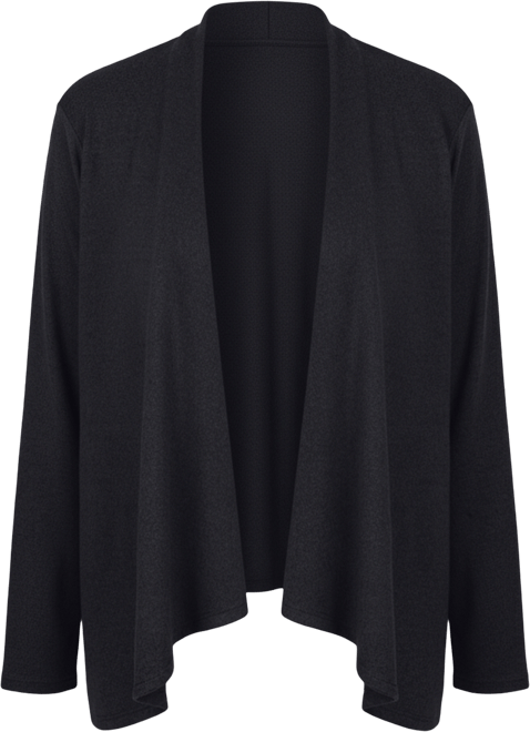 Petite Long Sleeve Swing Cardigan Sweater