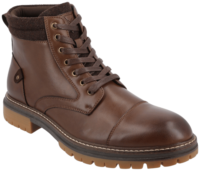 Men's Fegan Tru Comfort Foam Cap Toe Lace-Up Ankle Boots