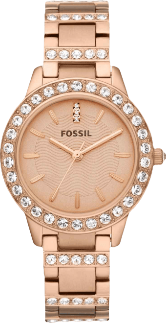 Women's Jesse Rose Gold-Tone Stainless Steel Bracelet Watch 34mm ES3020
