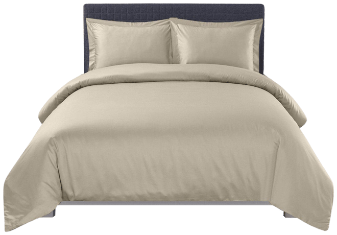 100% Viscose from Bamboo Duvet Cover Set, King/CalKing