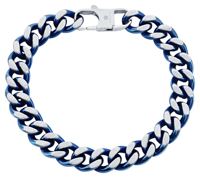 Stainless Steel 10.5mm Cuban Chain Bracelet