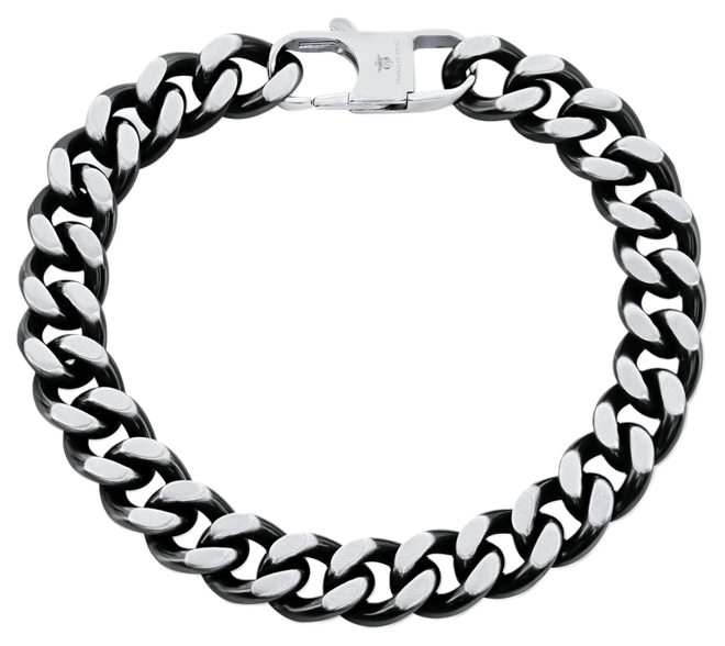 Stainless Steel 10.5mm Cuban Chain Bracelet