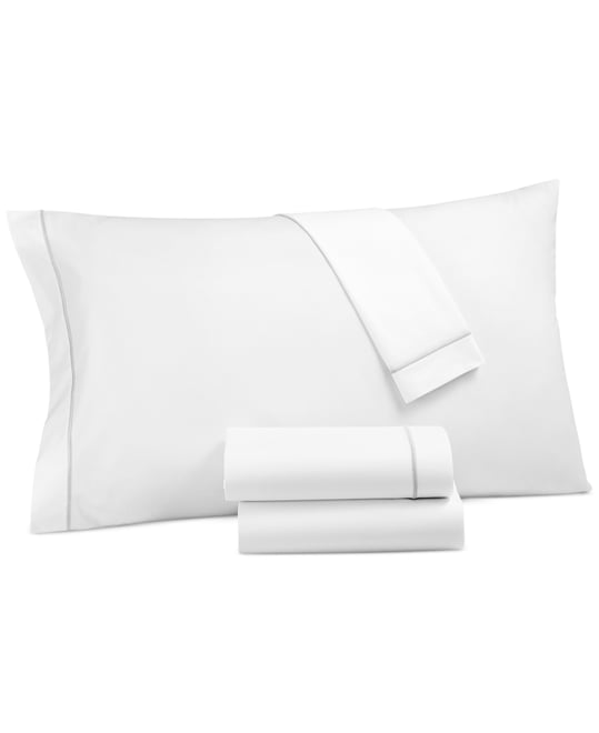 Italian Percale Cotton 4-Pc. Sheet Set, California King, Exclusively at Macy's