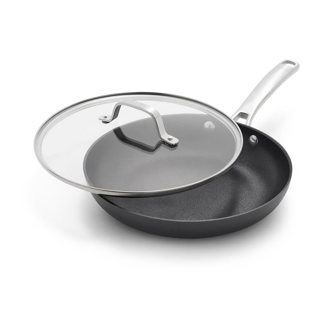 Calphalon Nonstick Frying Pan Set with Stay-Cool Handles, 8- and 10-Inch,  Grey