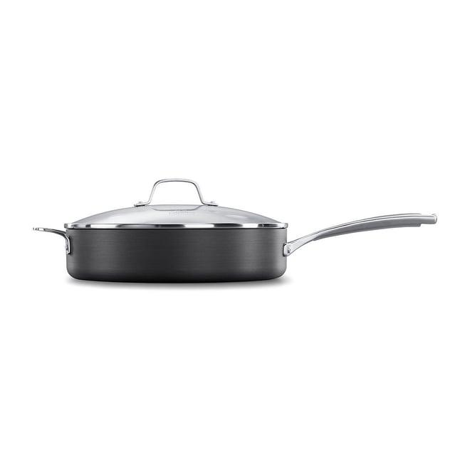 Calphalon Aluminum Non-Stick Saute Pan, Color: Black - JCPenney