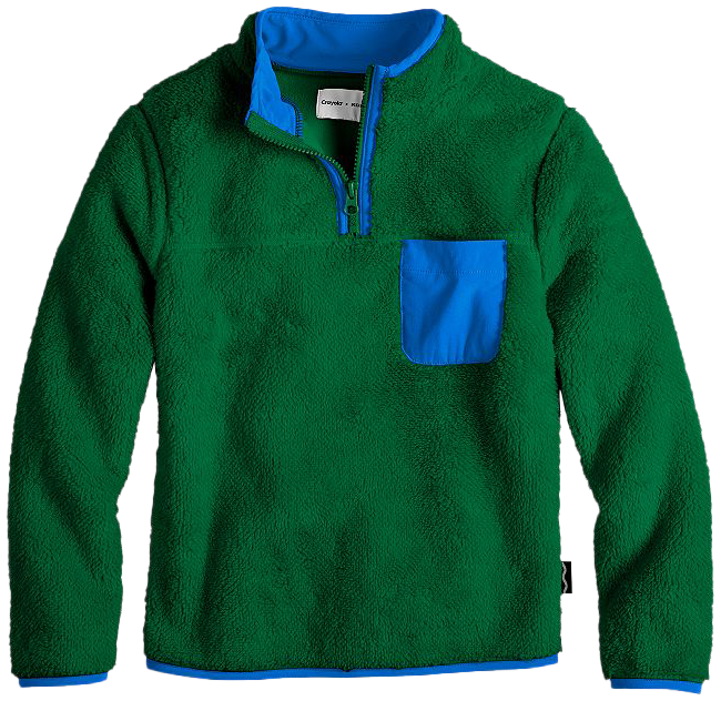 Mens colorful fleece discount pullover